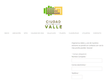 Tablet Screenshot of ciudaddelvalle.com